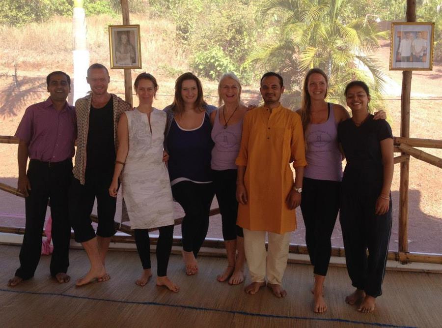 Our lovely team at Himalaya Yoga Valley